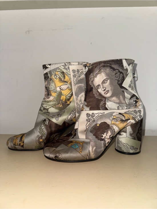 Maison Martin Margiela Shoes - Maison Margiela Lovers Silk Ankle Boots - Size 40